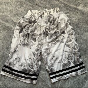 White Basketball Shorts(Rose)